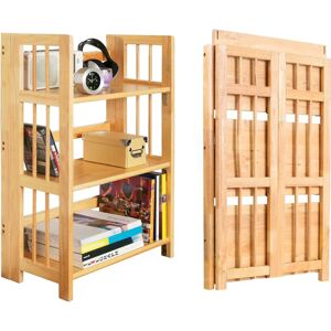 Premier Housewares Shelving Unit - 3 Tier Storage - Folding Bathroom Organiser Premier Housewares Shelving Unit - 3 Tier Storage - Folding Bathroom Organiser