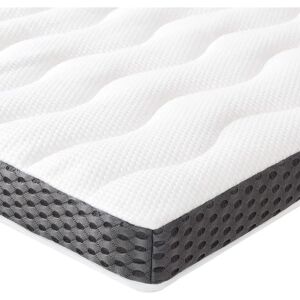 Amazon Basics traagschuim Topper - 120x200cm, wit - Topper Amazon Basics traagschuim Topper - 120x200cm, wit - Topper