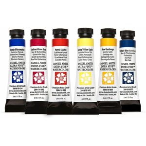 Daniel Smith Watercolor Set - 6 Colors, 5ml - Aquatic Art Supplies Daniel Smith Watercolor Set - 6 Colors, 5ml - Aquatic Art Supplies