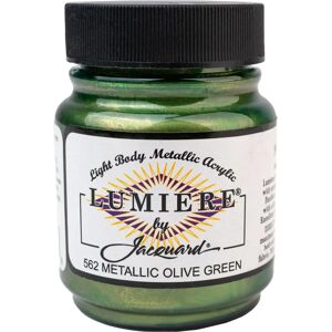Jacquard Olive Green Metallic Lumiere Acrylics - Acrylic Paint Jacquard Olive Green Metallic Lumiere Acrylics - Acrylic Paint
