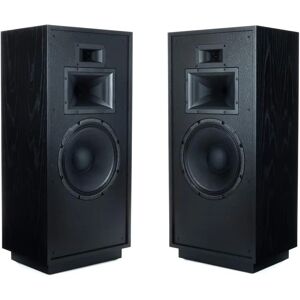 Klipsch Forte IV Gulvstående Høyttalere - Sort Eik Klipsch Forte IV Gulvstående Høyttalere - Sort Eik