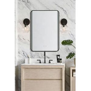 Livingandhome - LED Mirror - Black - Rectangular - One Size - Vanity Mirror Livingandhome - LED Mirror - Black - Rectangular - One Size - Vanity Mirror