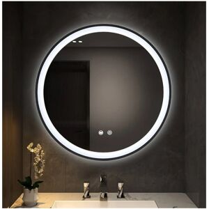 Livingandhome - D80cm - Round - LED - Wall Mirror Livingandhome - D80cm - Round - LED - Wall Mirror