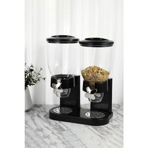 Living and Home - Cereal Dispenser - Black - Food Dispenser Living and Home - Cereal Dispenser - Black - Food Dispenser