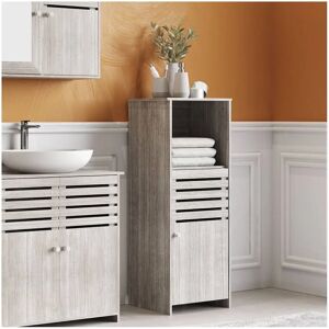 Livingandhome - Freestanding - Open shelf - Bathroom Cabinet Livingandhome - Freestanding - Open shelf - Bathroom Cabinet