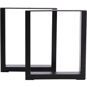 Living and Home - Industrial Rectangular Iron - Table Legs Living and Home - Industrial Rectangular Iron - Table Legs