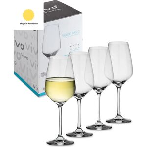 Villeroy & Boch Voice Basic White Wine Glasses Set of 4 - 356 ml - Crystal Elegant Glassware Villeroy & Boch Voice Basic White Wine Glasses Set of 4 - 356 ml - Crystal Elegant Glassware