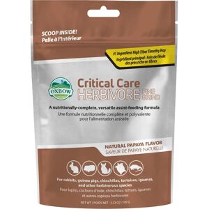 Oxbow Critical Care Herbivore Fin Grind - 100g - Supplément pour Animaux - Publicité Oxbow Critical Care Herbivore Fin Grind - 100g - Supplément pour Animaux - Publicité