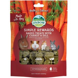 Oxbow Animal Health Oxbow Récompenses Simples Carotte Dill - Friandises pour Petits Animaux - Publicité Oxbow Animal Health Oxbow Récompenses Simples Carotte Dill - Friandises pour Petits Animaux - Publicité