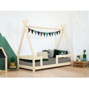 Lit pour enfants Benlemi Nakana Teepee Blanc 140x200cm - Lit enfant - Publicité Lit pour enfants Benlemi Nakana Teepee Blanc 140x200cm - Lit enfant - Publicité