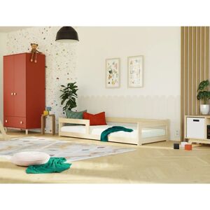 Pat din Lemn Benlemi 5-in-1 Reglabil cu Barieră - Pat Sigur pentru Copii Pat din Lemn Benlemi 5-in-1 Reglabil cu Barieră - Pat Sigur pentru Copii