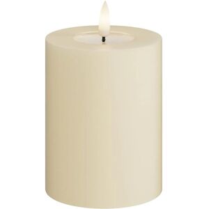 HomeArt Elfenbein LED Lys - 10 x 20 cm - Realistisk Flamme HomeArt Elfenbein LED Lys - 10 x 20 cm - Realistisk Flamme