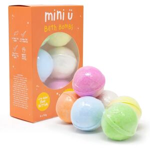 Mini-U Kylpyvaahdot 6 Kpl - Effervescent Kylpykuulat lapsille Mini-U Kylpyvaahdot 6 Kpl - Effervescent Kylpykuulat lapsille
