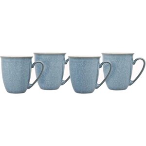 Denby 381048918 Elements Set of 4 Coffee Beaker/Mugs - Mug Set, Blue Denby 381048918 Elements Set of 4 Coffee Beaker/Mugs - Mug Set, Blue
