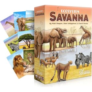 Genius Games Ecosystem Savanna - Strategy Board Game for Ages 8+ Genius Games Ecosystem Savanna - Strategy Board Game for Ages 8+