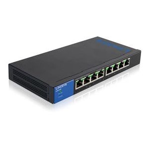 Switch Ethernet Gigabit 8 ports Linksys LGS108P - PoE Switch Ethernet Gigabit 8 ports Linksys LGS108P - PoE