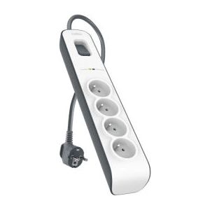 Belkin SurgeMaster - Ochrona przeciwprzepięciowa - 4 gniazdka - 2m kabel Belkin SurgeMaster - Ochrona przeciwprzepięciowa - 4 gniazdka - 2m kabel