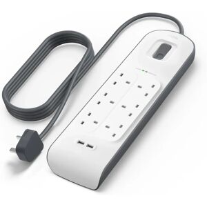 Belkin BSV604AF2M Surge Protector - 6 Outlets, 2m, White Belkin BSV604AF2M Surge Protector - 6 Outlets, 2m, White