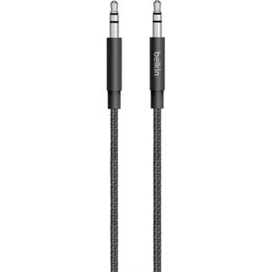 Belkin Premium Braided Tangle Free Aux Cable 1.2m - Black - Audio Cable Belkin Premium Braided Tangle Free Aux Cable 1.2m - Black - Audio Cable