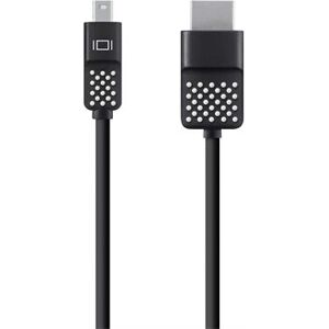 Kábel Mini DisplayPort na HDMI Belkin 4K - 1.8m - DisplayPort na HDMI adaptér - Černá Kábel Mini DisplayPort na HDMI Belkin 4K - 1.8m - DisplayPort na HDMI adaptér - Černá