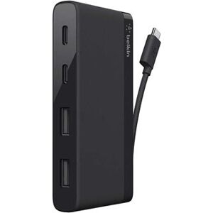 Belkin F4U090btBLK 5000 Mbit/s Noir - Hub USB-C - Publicité Belkin F4U090btBLK 5000 Mbit/s Noir - Hub USB-C - Publicité