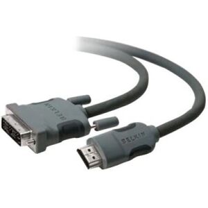 Belkin HDMI DVI Cable - 1.8m Black - HDMI DVI-D Digital Video Belkin HDMI DVI Cable - 1.8m Black - HDMI DVI-D Digital Video