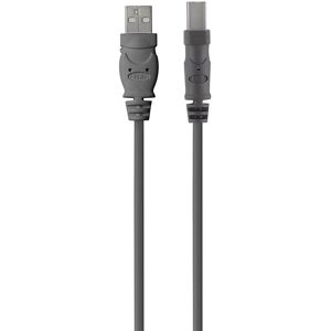 Belkin USB 2.0 A - USB 2.0 B, 3m Grey USB Cable Belkin USB 2.0 A - USB 2.0 B, 3m Grey USB Cable