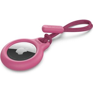 Belkin Pink AirTag Holder with Lock & Strap - Protect & Attach Belkin Pink AirTag Holder with Lock & Strap - Protect & Attach