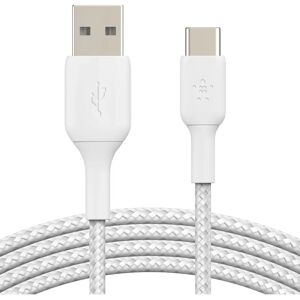 Belkin USB Cable - 2m USB A USB C White Belkin USB Cable - 2m USB A USB C White