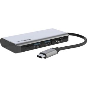 Belkin AVC006btSGY USB 3.2 Gen 1 Type-C Silver - USB Hub & Adapter Belkin AVC006btSGY USB 3.2 Gen 1 Type-C Silver - USB Hub & Adapter