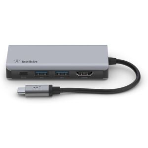 Belkin AVC006btSGY USB 3.2 Gen 1 Type-C Silver - USB Hub & Adapter Belkin AVC006btSGY USB 3.2 Gen 1 Type-C Silver - USB Hub & Adapter