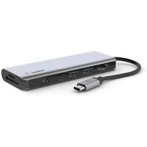Belkin AVC009btSGY USB 3.2 Gen 1 Type-C Silver - USB Hub & Dock Belkin AVC009btSGY USB 3.2 Gen 1 Type-C Silver - USB Hub & Dock