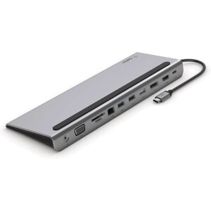 Belkin INC004BTSGY Laptop Dock - 11-in-1, Black/Gray Belkin INC004BTSGY Laptop Dock - 11-in-1, Black/Gray