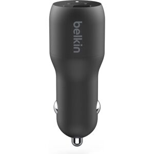 Belkin 37W Dual Port Car Charger - Fast Charging Belkin 37W Dual Port Car Charger - Fast Charging