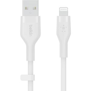 Belkin CAA008BT2MWH - Câble USB-A à Lightning 2m Blanc - Publicité Belkin CAA008BT2MWH - Câble USB-A à Lightning 2m Blanc - Publicité