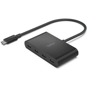 Belkin USB-C Hub - 4 Ports, Black Belkin USB-C Hub - 4 Ports, Black