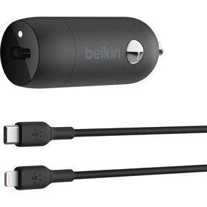 Belkin CCA004bt1MBK5 30W Car Charger with Lightning Cable Belkin CCA004bt1MBK5 30W Car Charger with Lightning Cable