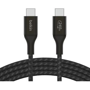 Belkin USB Cable - Black - 1m - USB-C 240W Fast Charging Belkin USB Cable - Black - 1m - USB-C 240W Fast Charging