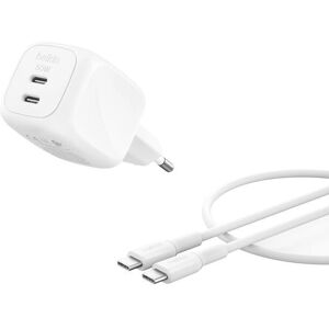 Belkin WCH019KQ1MWH-B6 - 2 Θύρες USB-C Γρήγορη Φόρτιση Belkin WCH019KQ1MWH-B6 - 2 Θύρες USB-C Γρήγορη Φόρτιση