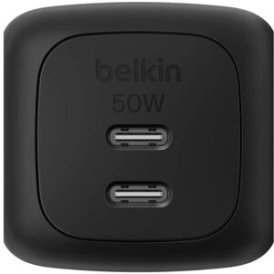 Γρήγορος διπλός φορτιστής USB-C Belkin WCH019KQBK - Μαύρο Γρήγορος διπλός φορτιστής USB-C Belkin WCH019KQBK - Μαύρο