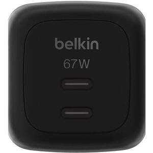 Belkin WCH020KQBK - Φορτιστής USB-C GaN 2 θυρών - 67W - Εσωτερικό Belkin WCH020KQBK - Φορτιστής USB-C GaN 2 θυρών - 67W - Εσωτερικό