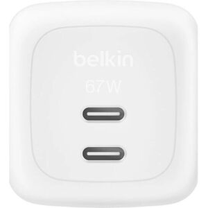 Φορτιστής Belkin WCH020KQWH 2 Θύρες USB-C GaN - Εσωτερική χρήση Φορτιστής Belkin WCH020KQWH 2 Θύρες USB-C GaN - Εσωτερική χρήση
