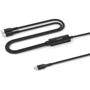 Belkin CAC004HQ1.5MBK USB Cable - USB C 1.5m Black Belkin CAC004HQ1.5MBK USB Cable - USB C 1.5m Black