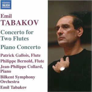Naxos Emil Tabakov - Concerto for 2 Flutes Piano Concerto - Music CD Naxos Emil Tabakov - Concerto for 2 Flutes Piano Concerto - Music CD