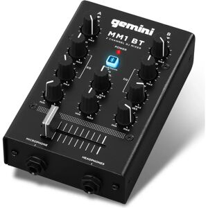 Gemini MM1BT Portable 2-Channel Bluetooth DJ Mixer Gemini MM1BT Portable 2-Channel Bluetooth DJ Mixer