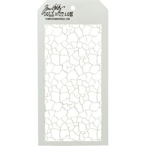 Stampers Anonymous - Tim Holtz Crackle Stencil - Textures for Arts and Crafts Stampers Anonymous - Tim Holtz Crackle Stencil - Textures for Arts and Crafts