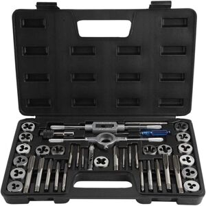 GOTRAYS - 40pc taps and dies - M3-M12 - Metal - Taps and dies GOTRAYS - 40pc taps and dies - M3-M12 - Metal - Taps and dies