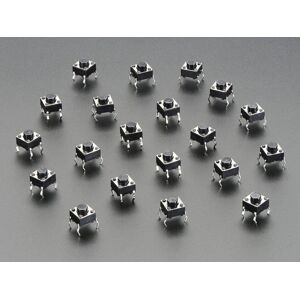 Adafruit - 367 - 6mm - Pack de 20 - Interrupteur tactile - Publicité Adafruit - 367 - 6mm - Pack de 20 - Interrupteur tactile - Publicité