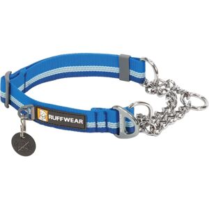 Ruffwear Dog Collar - Blue Pool - Reflective Steel Chain, Training, Size L Ruffwear Dog Collar - Blue Pool - Reflective Steel Chain, Training, Size L