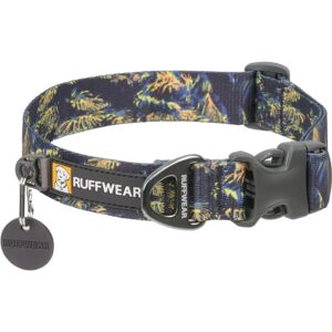 Ruffwear Front Range Dog Collar - Deep Jungle - V-ring, ID, Noise-Reducing, Strong Strap Ruffwear Front Range Dog Collar - Deep Jungle - V-ring, ID, Noise-Reducing, Strong Strap